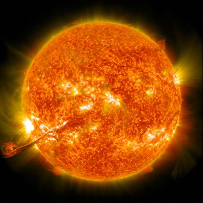 The sun energy