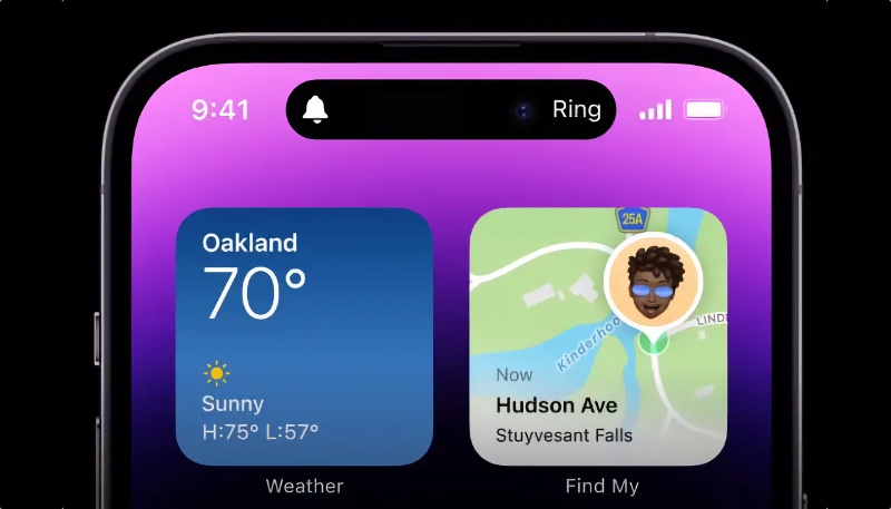 A smaller Dynamic Island on iPhone 17 Pro